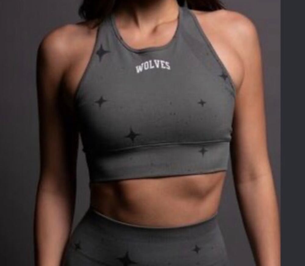 Darc Sport Loyalty Everson Seamless racerback sport sage green starburst NWT Med